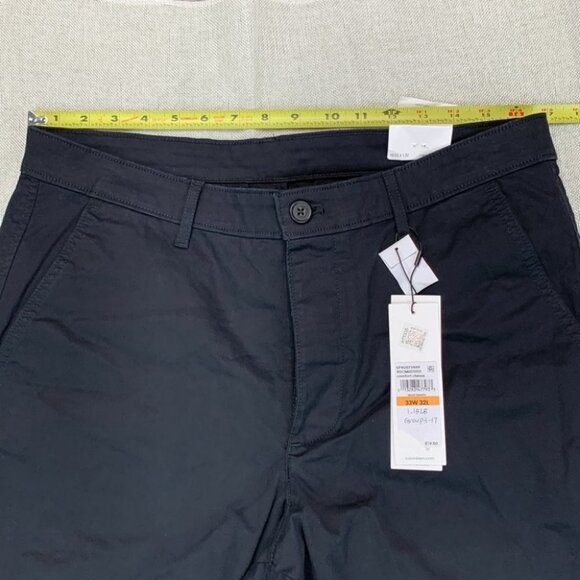 Calvin Klein Mens Straight-Fit Stretch Chino Pants 33x32 - Picture 4 of 11